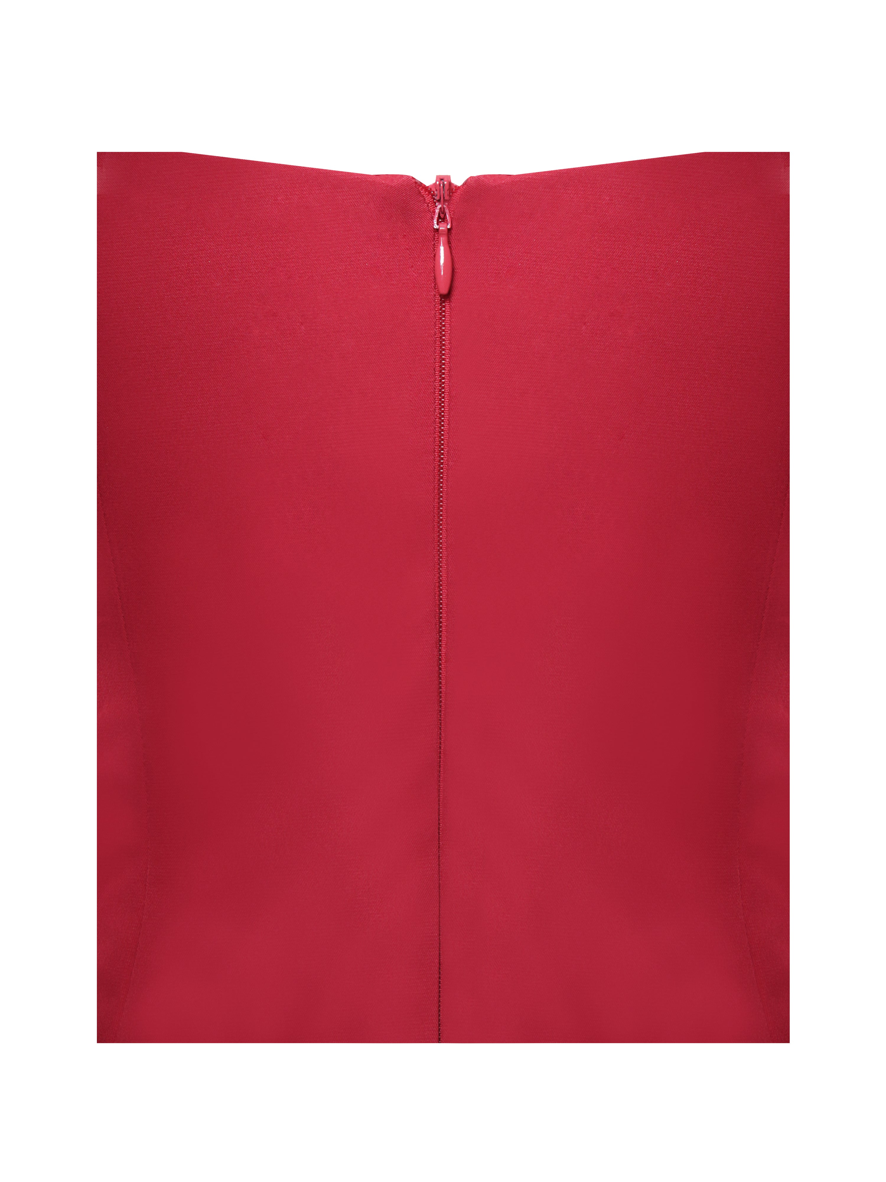 Sacha Red Lace Drop Waist Corset Puffy Mini Dress