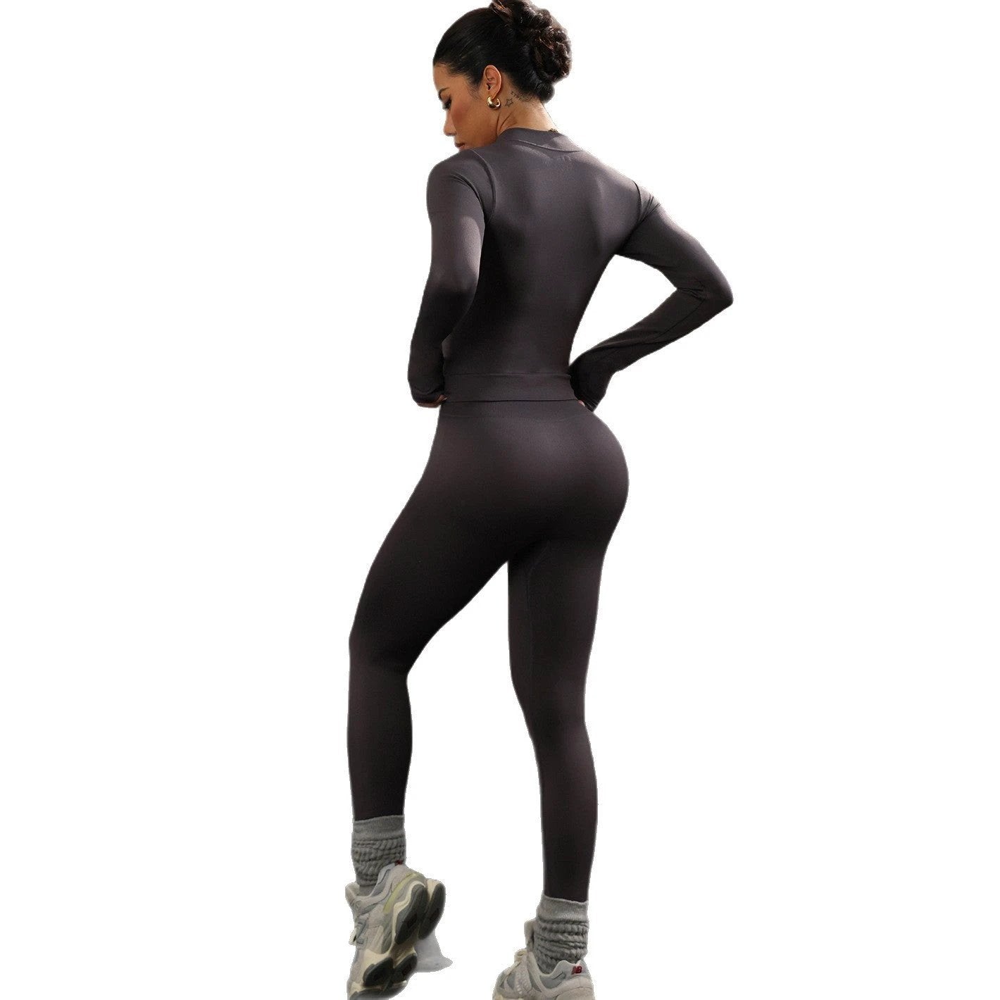 High Waist Yoga Suit Sports Fashion Casual Workout Clothes