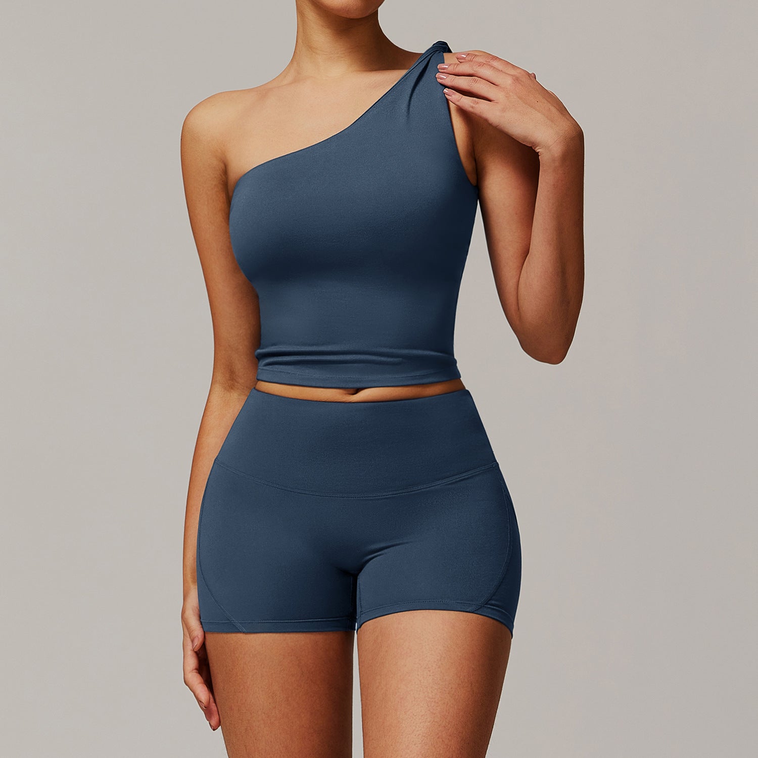 Sollinarry Brushed Yoga Women Casual Comfortable Yoga Clothes Running Exercise Workout Outfit