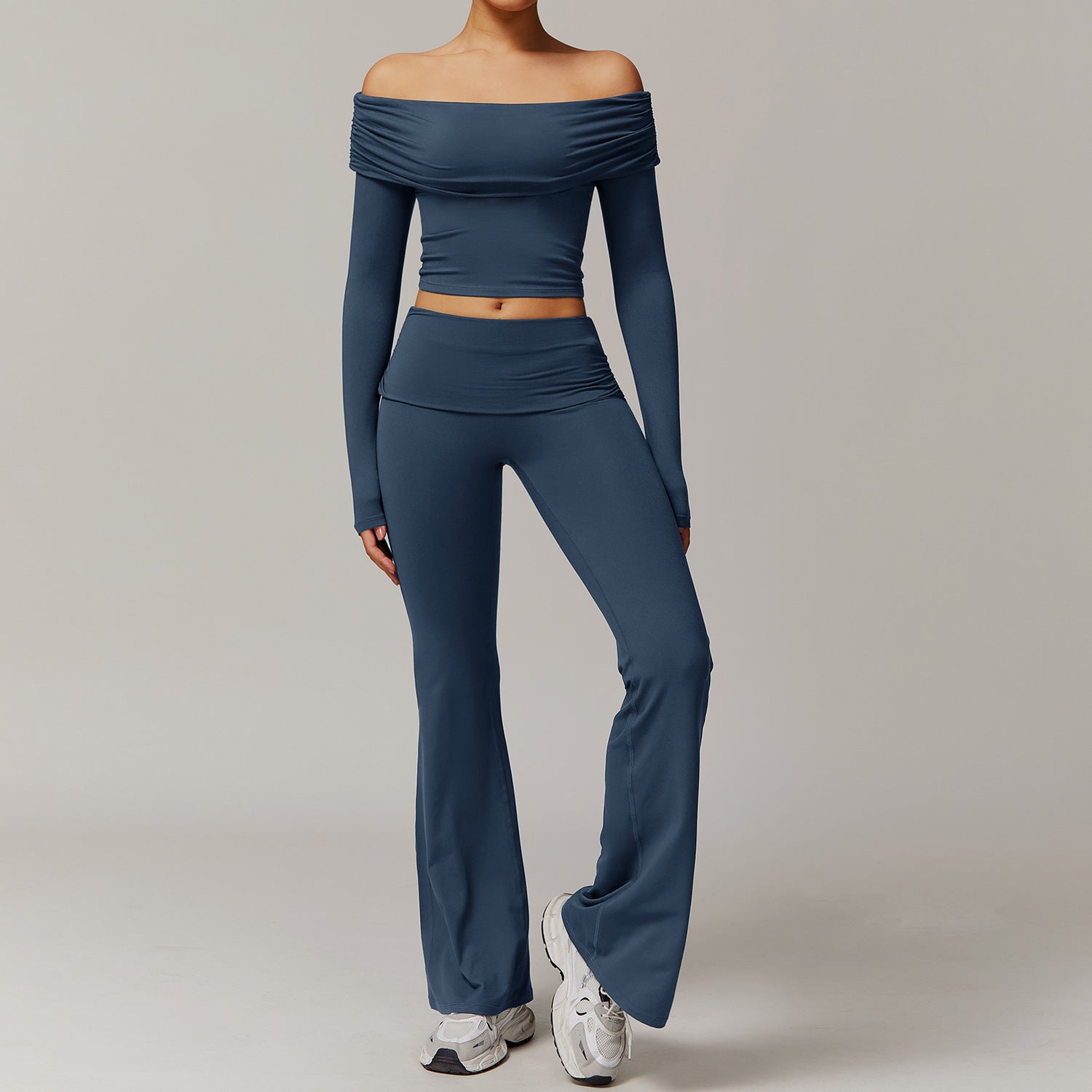 Sollinarry Brushed Yoga Women Casual Comfortable Yoga Clothes Running Exercise Workout Outfit