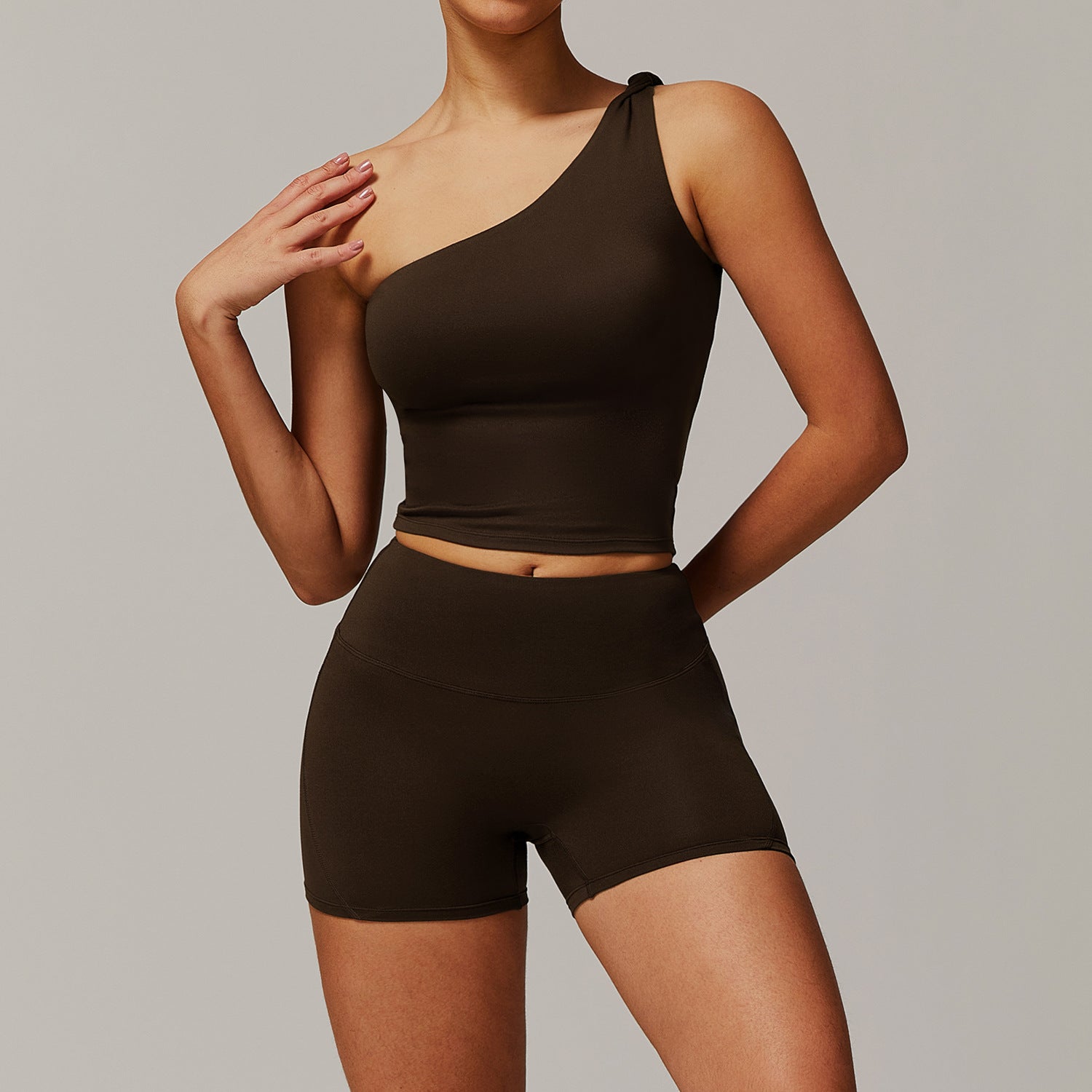 Sollinarry Brushed Yoga Women Casual Comfortable Yoga Clothes Running Exercise Workout Outfit