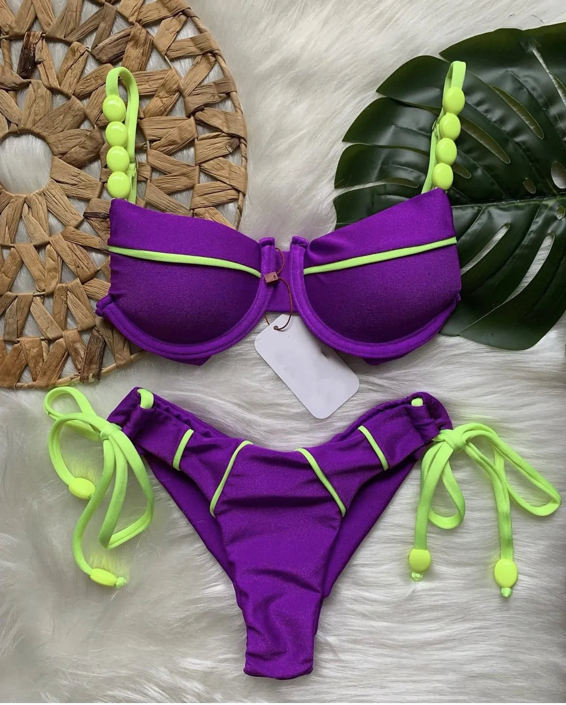 RUOTONGSEPT New Sexy Push up Bikini Set Swimsuit Women's low-waist Swimwear For Female Two Piece Beachwear Bathing Suit