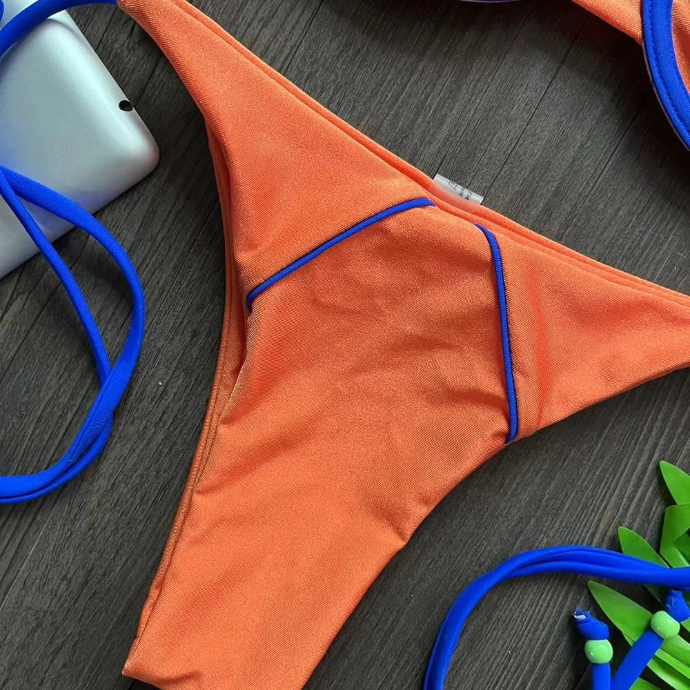 RUOTONGSEPT New Sexy Push up Bikini Set Swimsuit Women's low-waist Swimwear For Female Two Piece Beachwear Bathing Suit