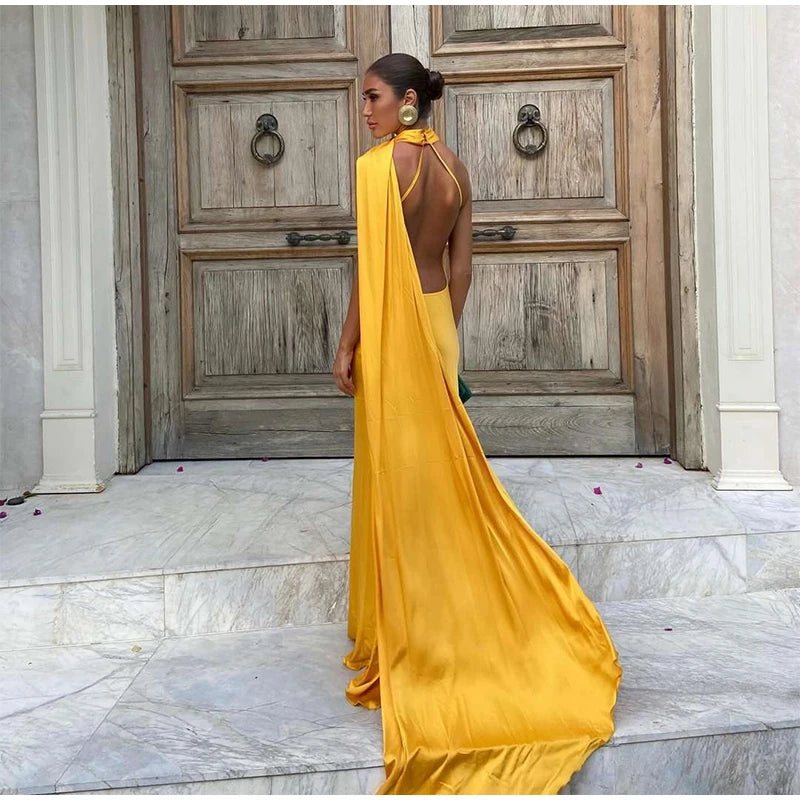 Satin Ribbon Party Dress