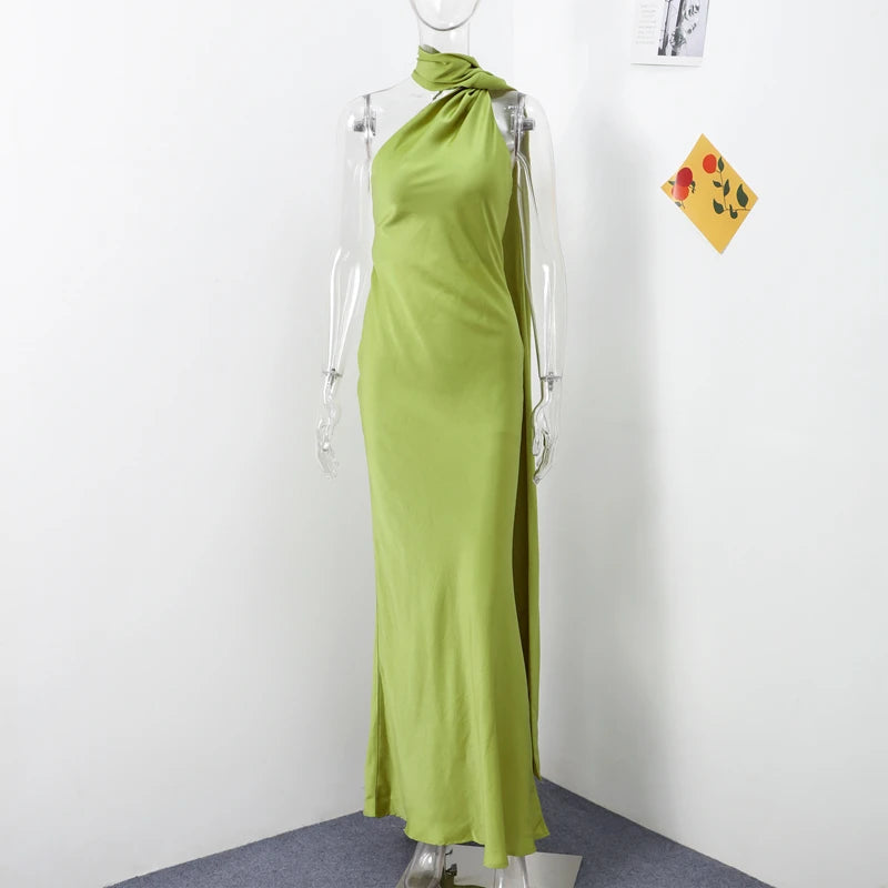 Satin Ribbon Party Dress