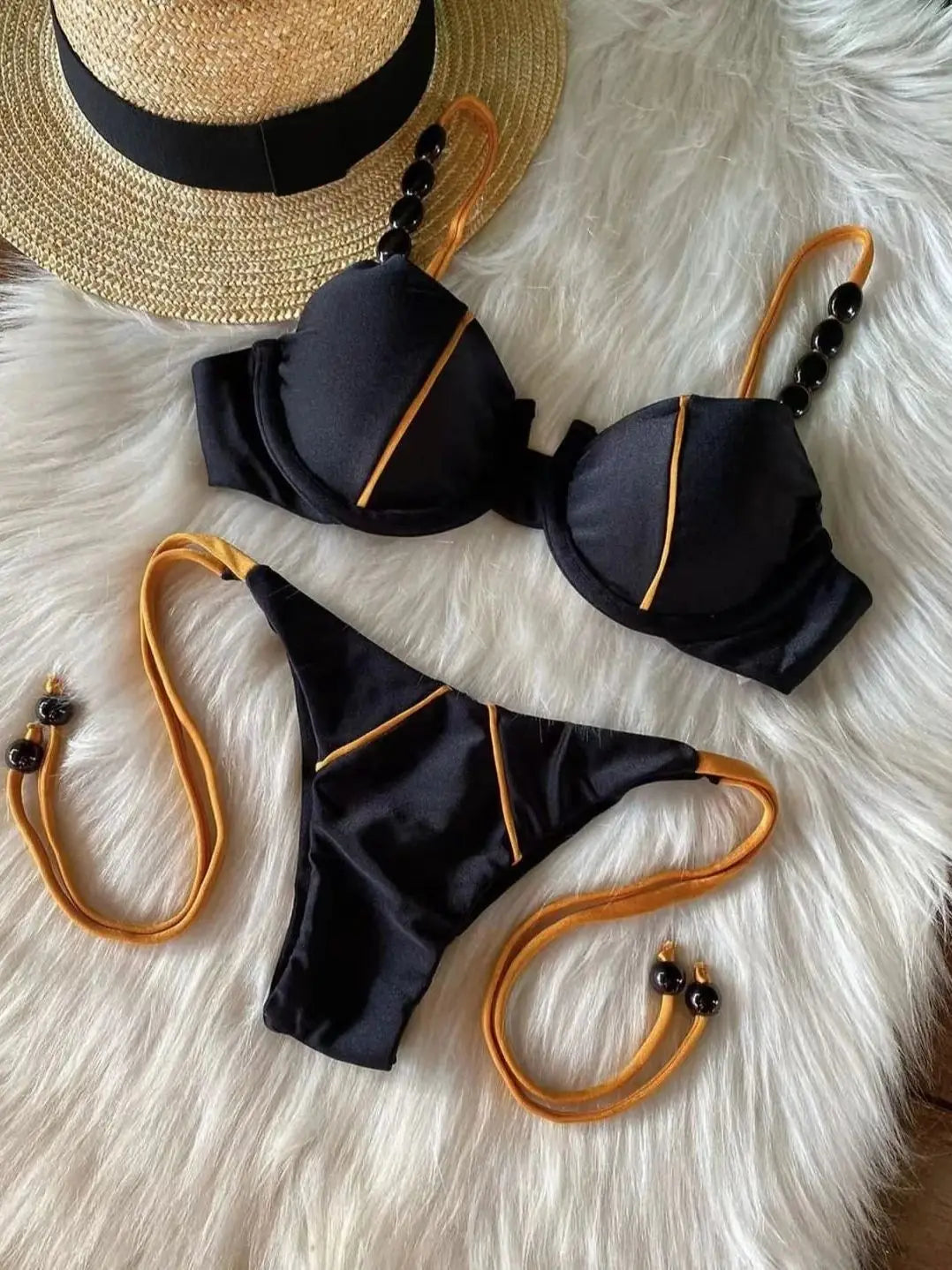 RUOTONGSEPT New Sexy Push up Bikini Set Swimsuit Women's low-waist Swimwear For Female Two Piece Beachwear Bathing Suit