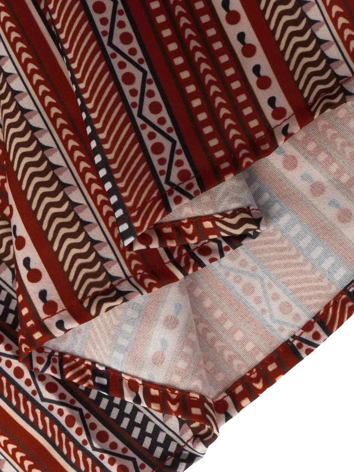 Mini Dress Spring Summer Women Red Boho Striped Cami Strap V Neck A-Line Casual Vacation Beach Dress