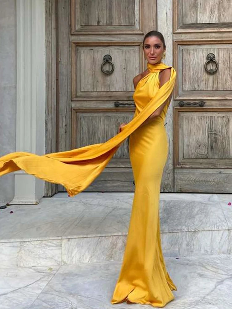 Satin Ribbon Party Dress