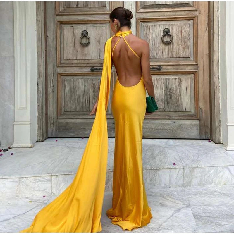 Satin Ribbon Party Dress