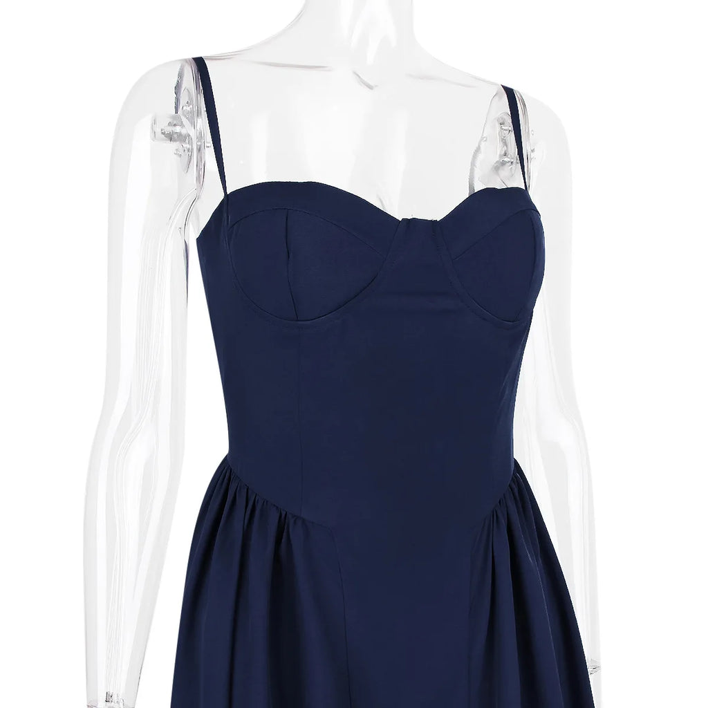 Elegant Midi Dress Red Night Date Dress