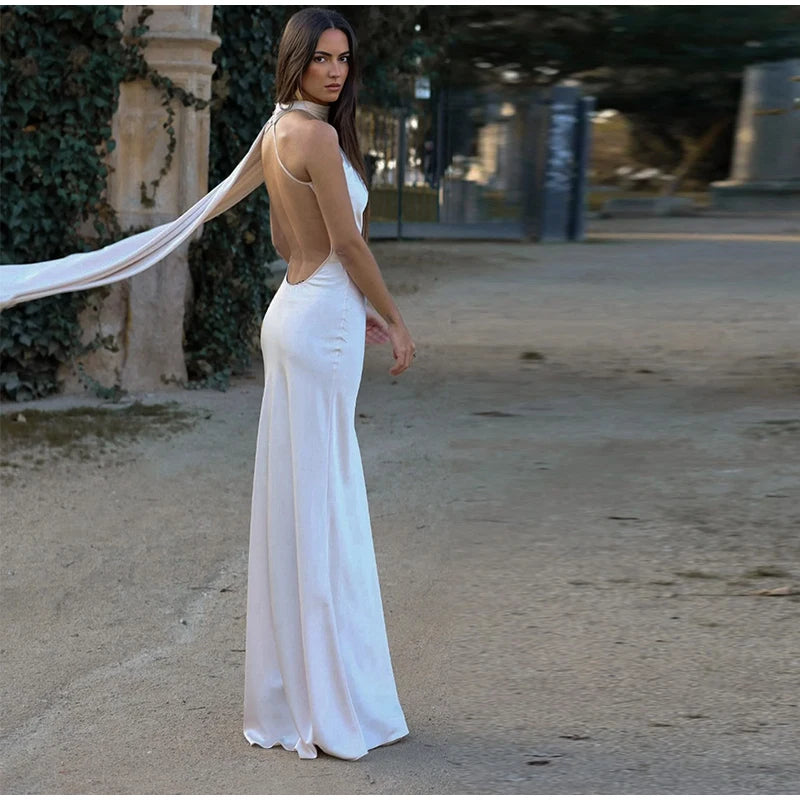 Satin Ribbon Party Dress