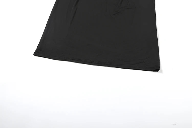 Shirring Waistless Maxi Dress