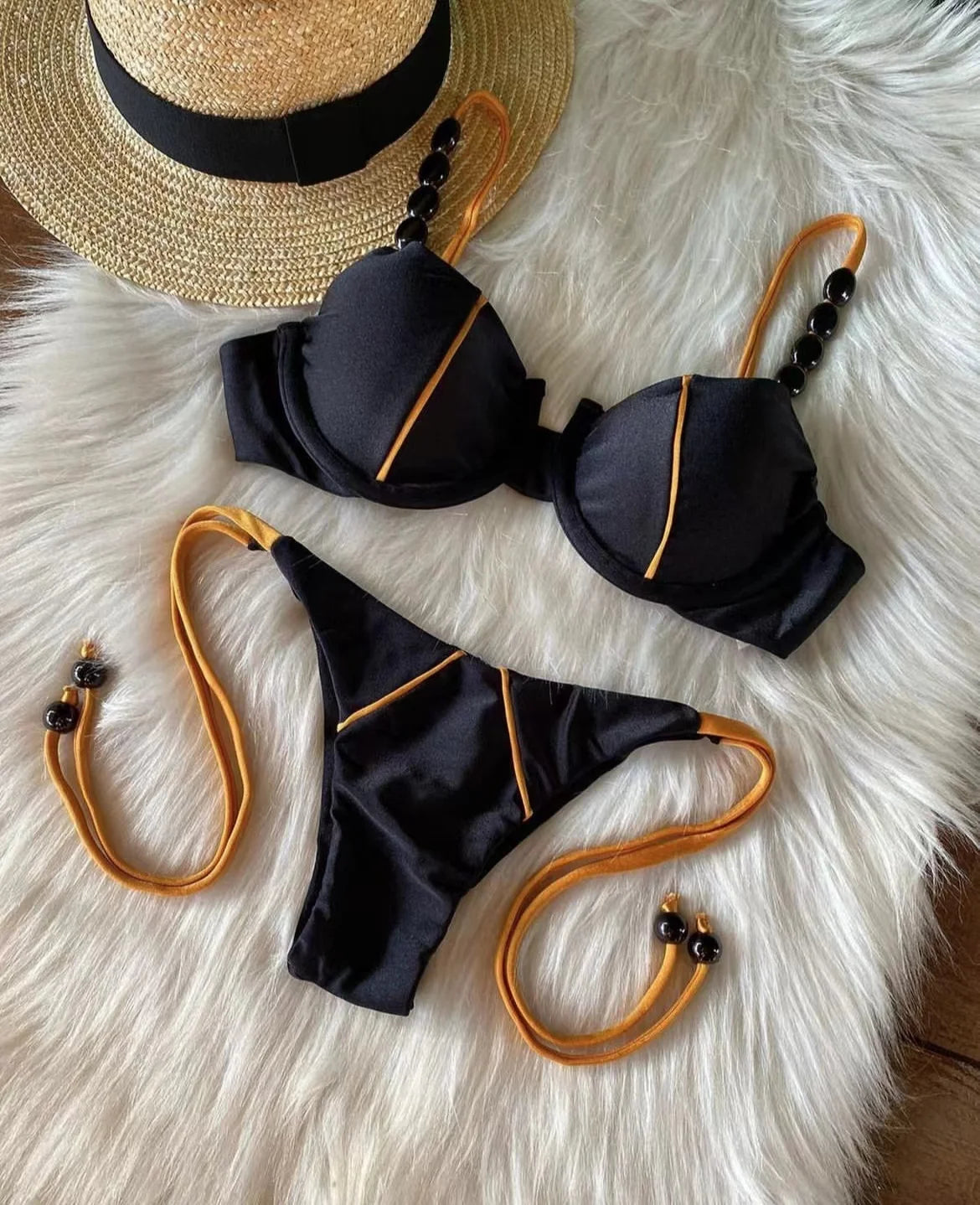 RUOTONGSEPT New Sexy Push up Bikini Set Swimsuit Women's low-waist Swimwear For Female Two Piece Beachwear Bathing Suit
