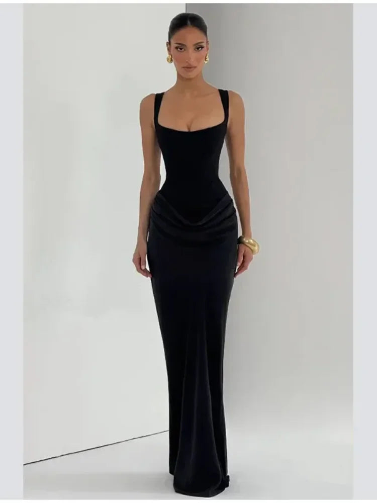 Halter Mini Dress Women Pleated Sleeveless Backless