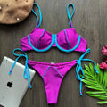 RUOTONGSEPT New Sexy Push up Bikini Set Swimsuit Women's low-waist Swimwear For Female Two Piece Beachwear Bathing Suit