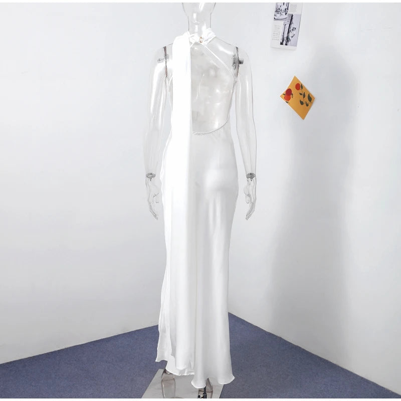 Satin Ribbon Party Dress