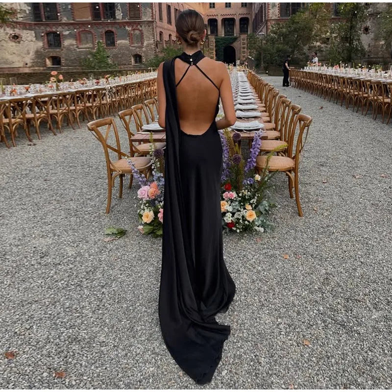Satin Ribbon Party Dress