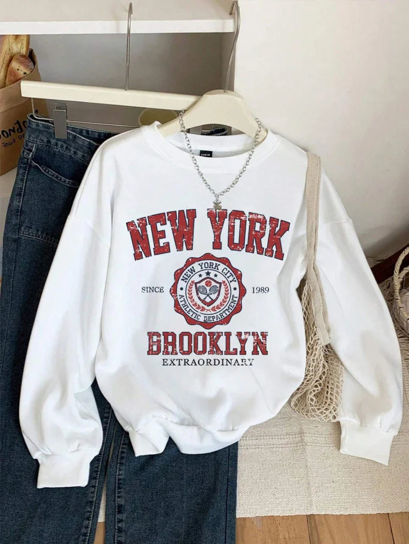 Fashion Woman Sweatshirts Arizona Natlonal Park Prints Pullovers Casual Crewneck Oversize Hoodies Fleece Warm Female Clothes