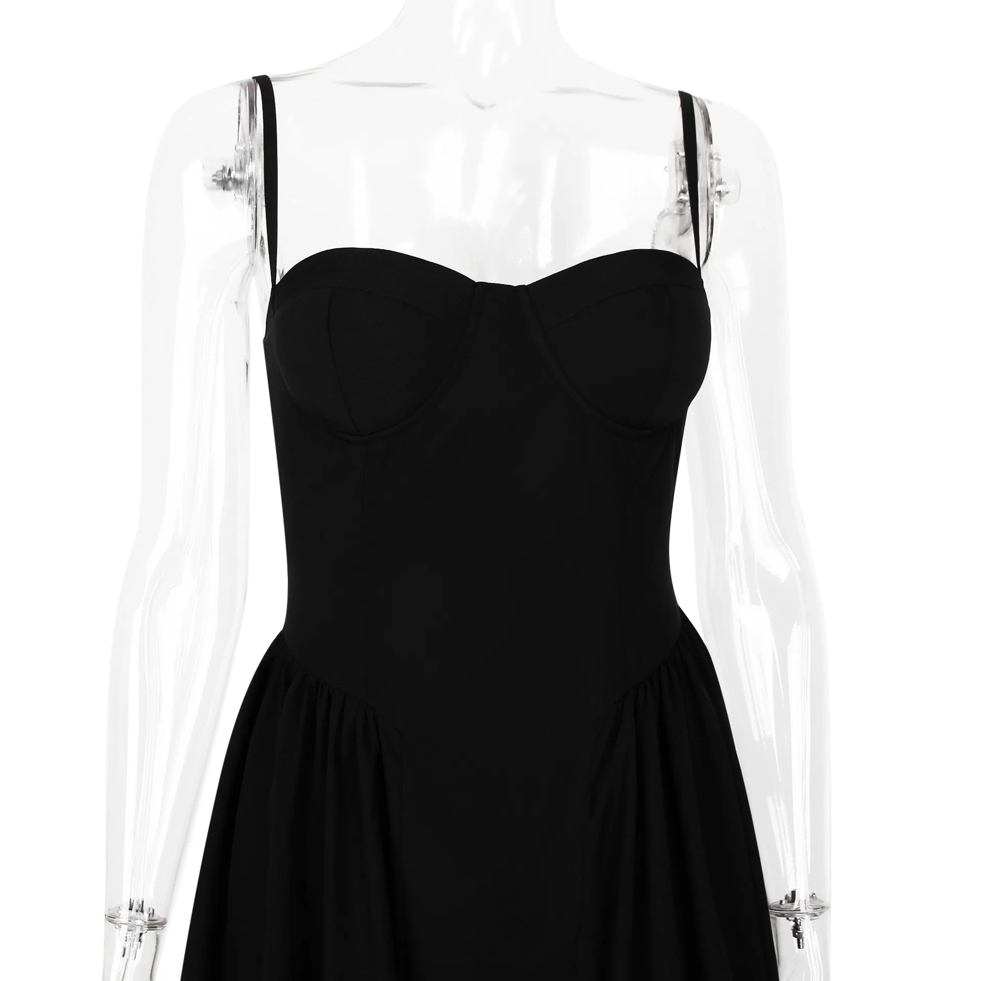 Elegant Midi Dress Red Night Date Dress