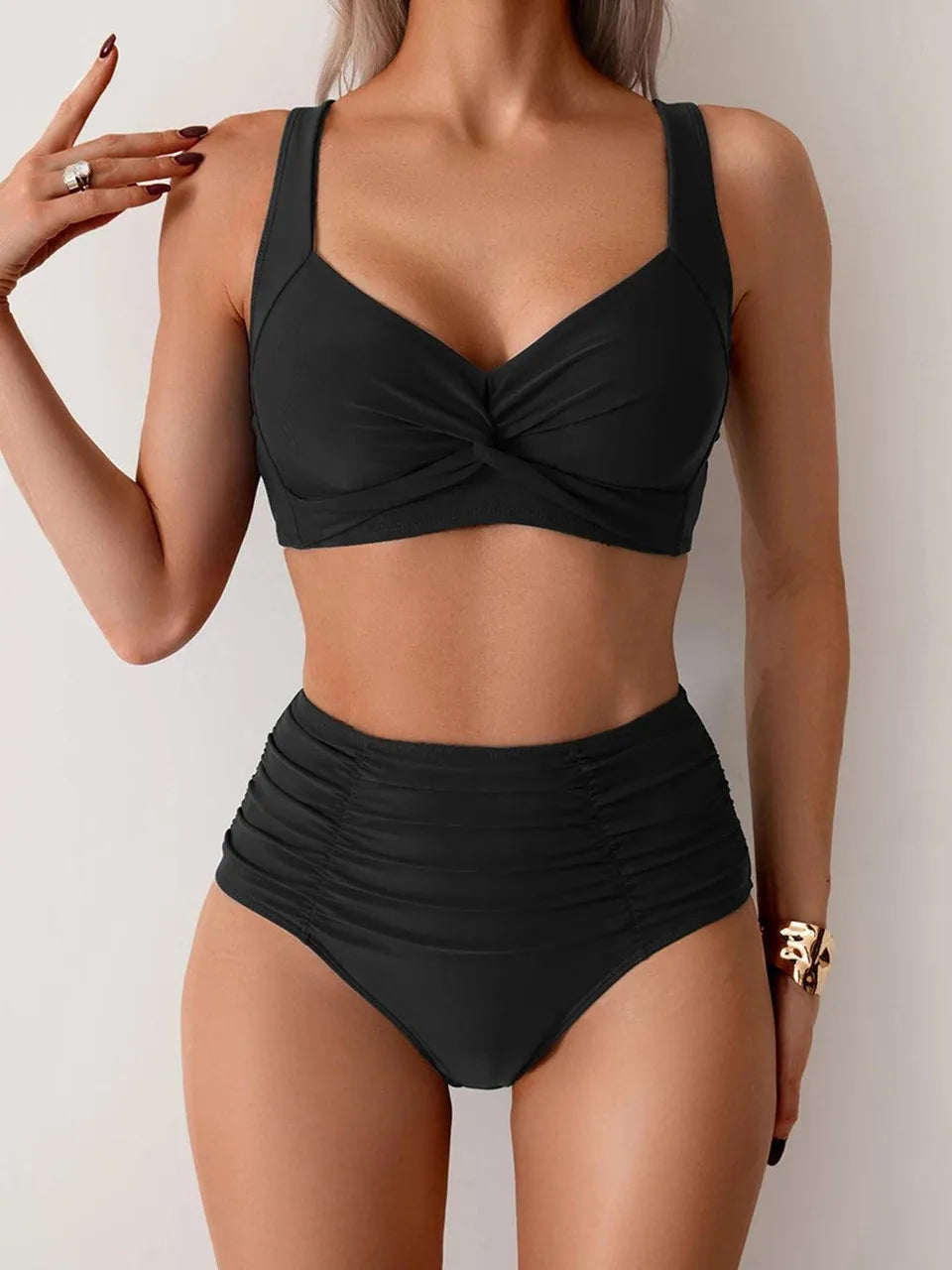 Swimsuit For Women 2025 Women Two Piece Swimsuit Sexy Two Piece High Waist Bikini Swimsuit купальники жіночий 2