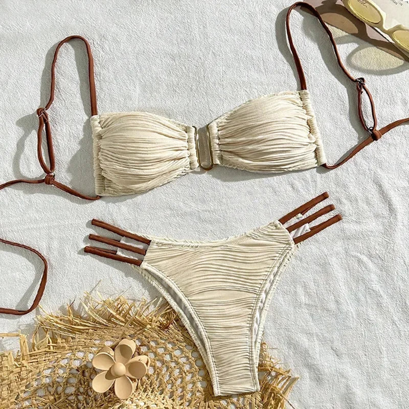 Sexy Swimsuits Women's Swimwear Bikinis Push Up Female Beach Swim Wear Bathing Suits Brazilian Bikini Set купальник женский