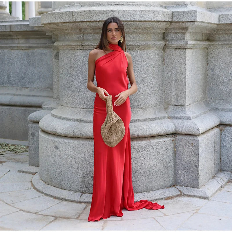 Satin Ribbon Party Dress