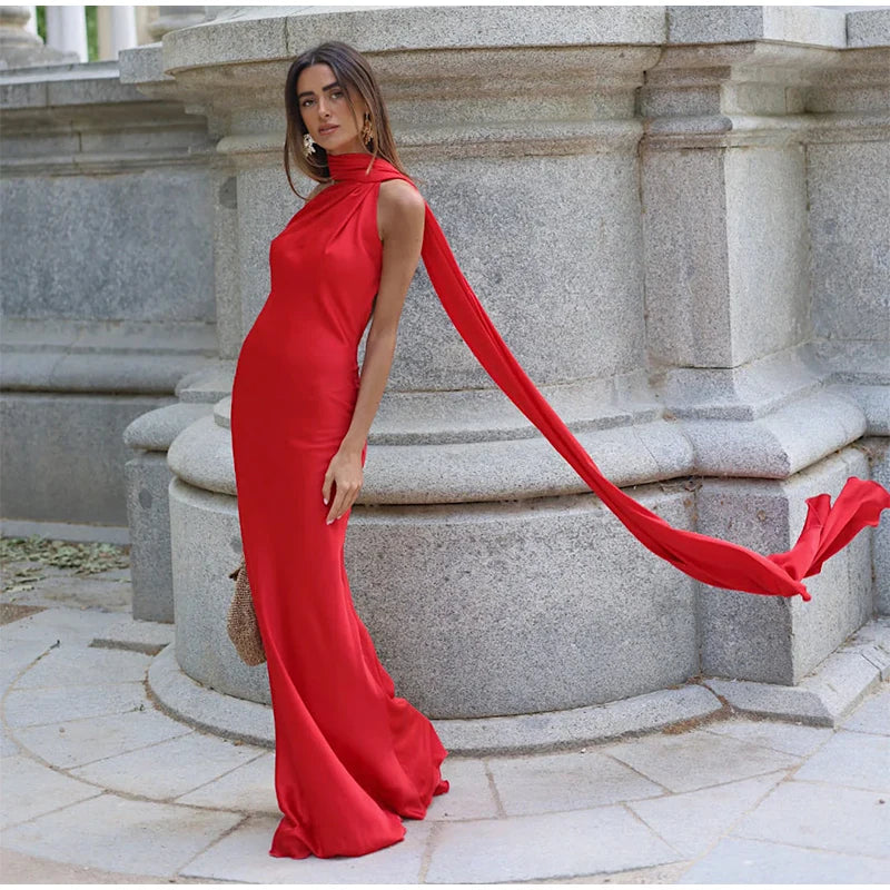 Satin Ribbon Party Dress