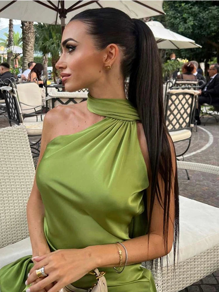 Satin Ribbon Party Dress