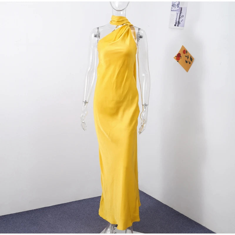 Satin Ribbon Party Dress
