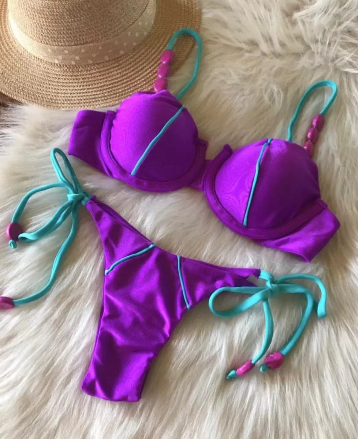 RUOTONGSEPT New Sexy Push up Bikini Set Swimsuit Women's low-waist Swimwear For Female Two Piece Beachwear Bathing Suit