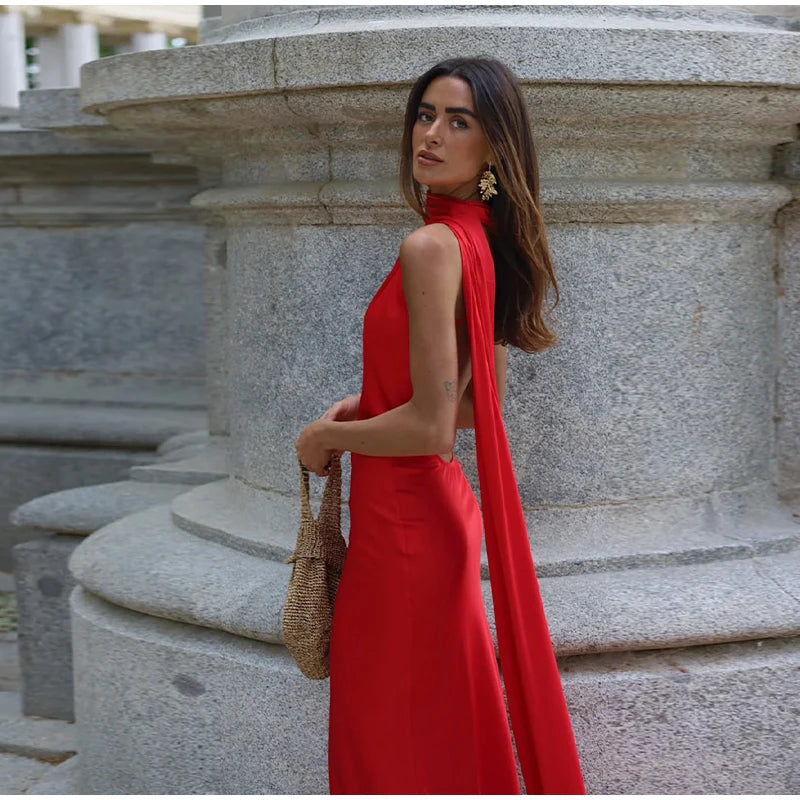 Satin Ribbon Party Dress