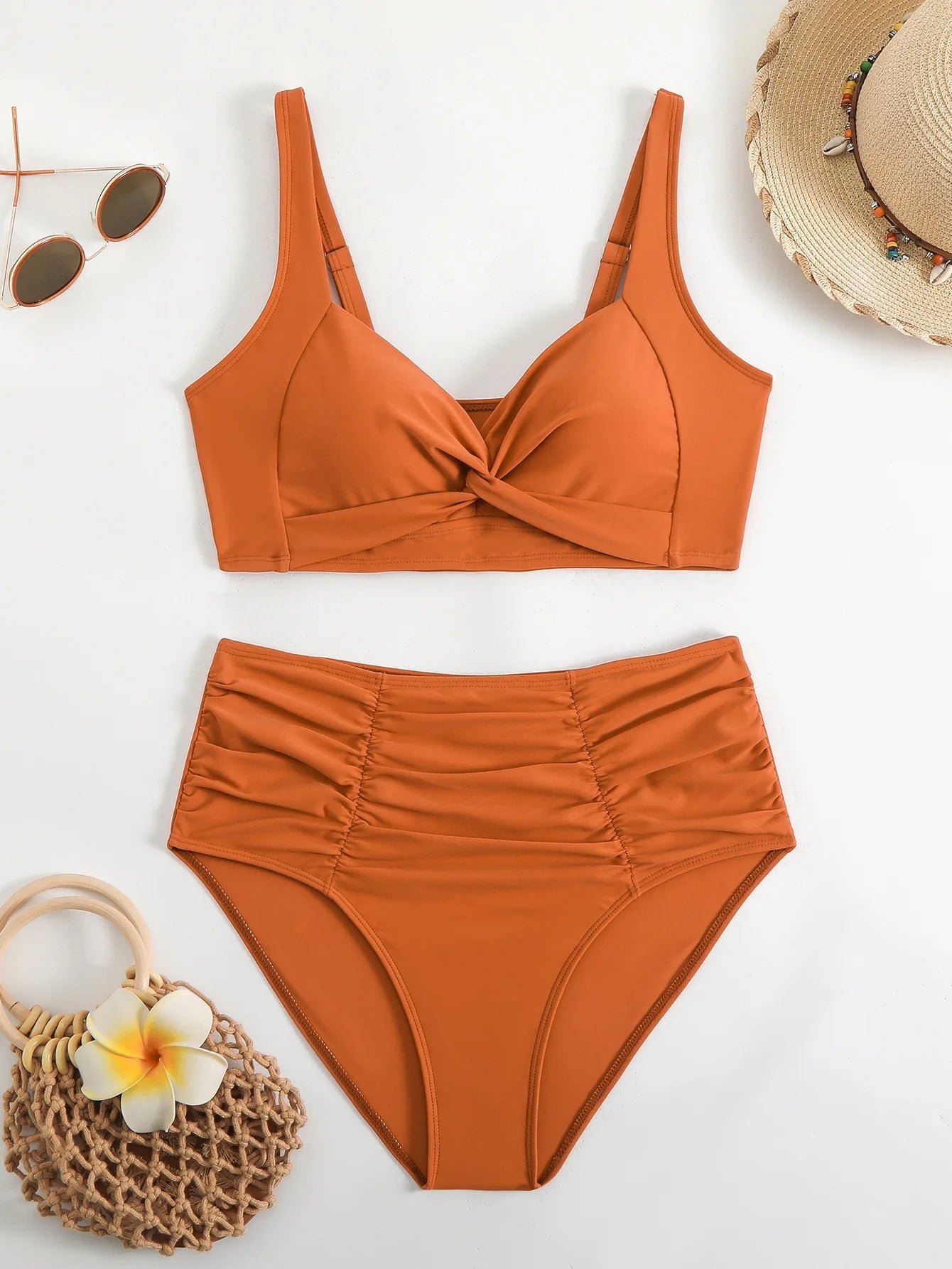 Swimsuit For Women 2025 Women Two Piece Swimsuit Sexy Two Piece High Waist Bikini Swimsuit купальники жіночий 2