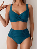 Swimsuit For Women 2025 Women Two Piece Swimsuit Sexy Two Piece High Waist Bikini Swimsuit купальники жіночий 2