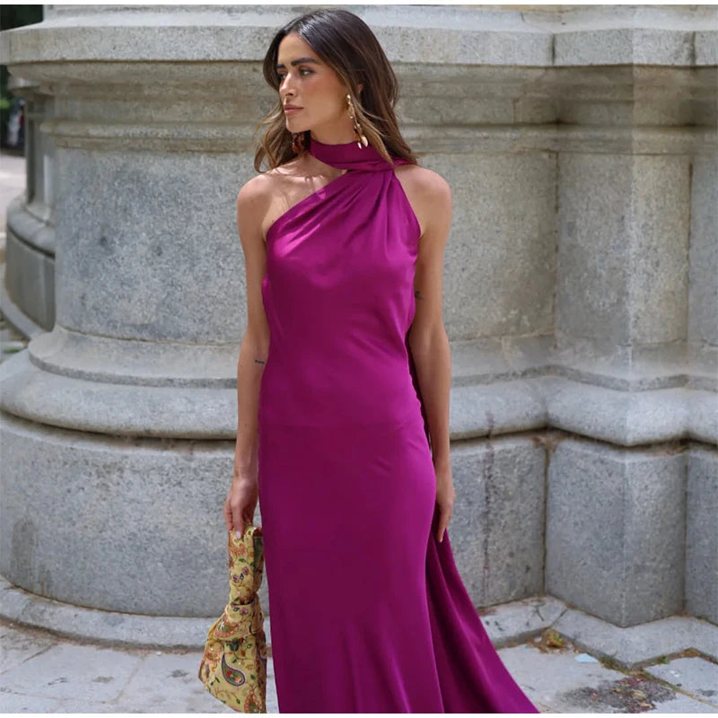 Satin Ribbon Party Dress