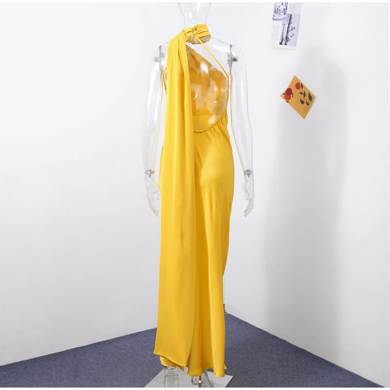 Satin Ribbon Party Dress