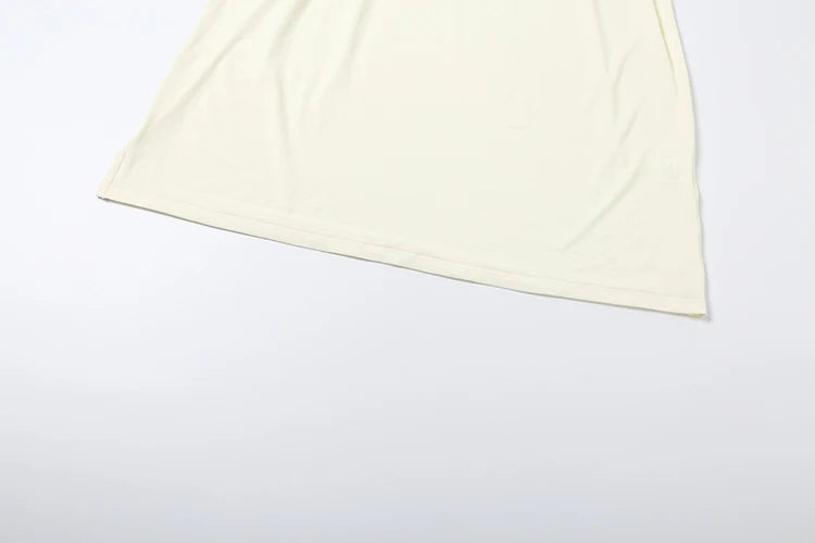 Shirring Waistless Maxi Dress