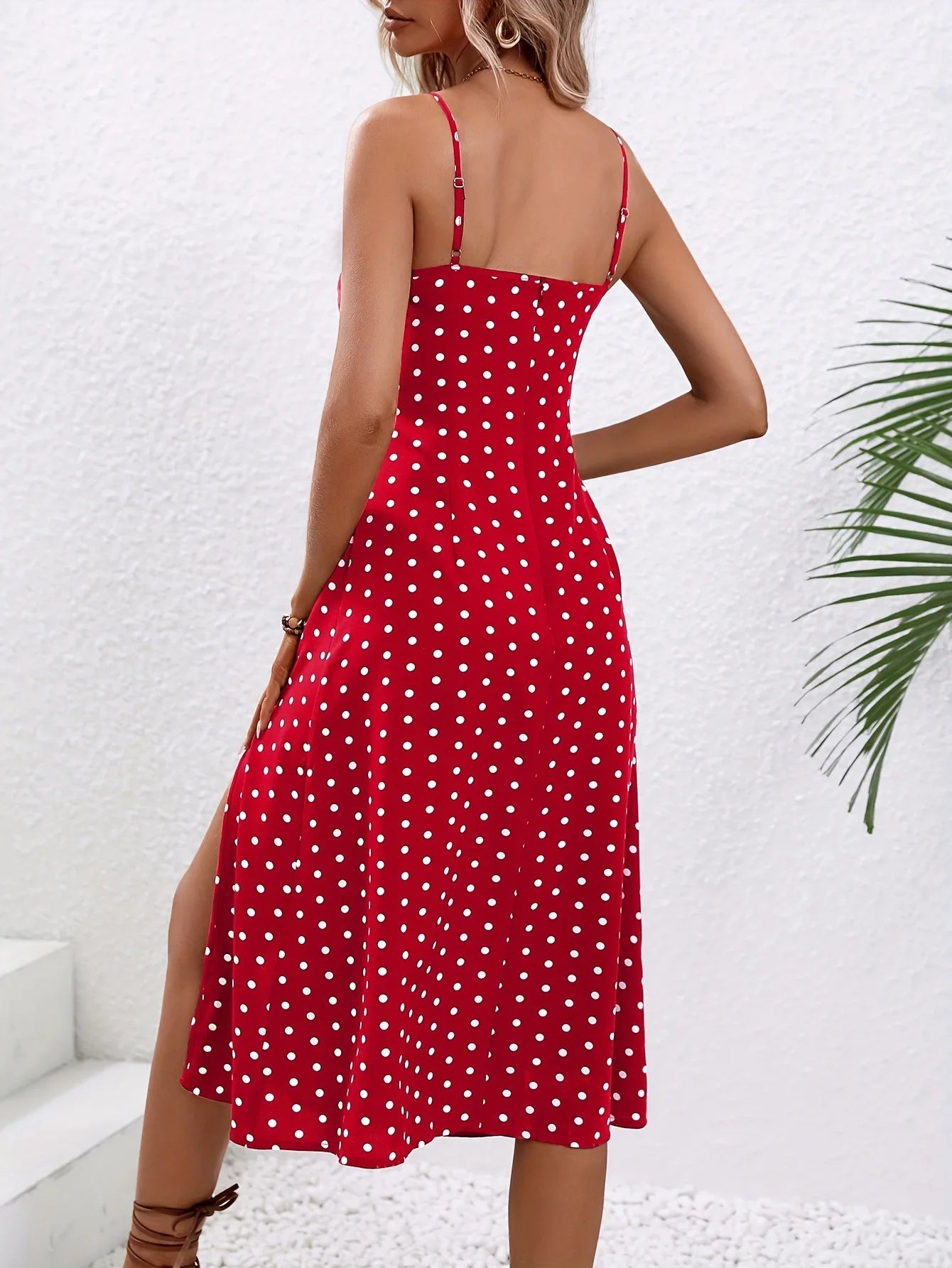 Floral Print Spaghetti Straps Summer Boho Dress